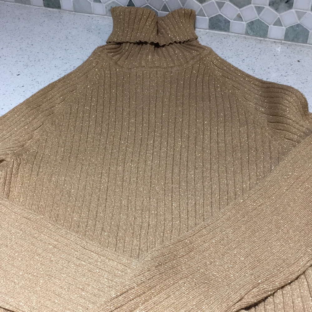 Sparkly Rib Turtleneck - Picture 5 of 7